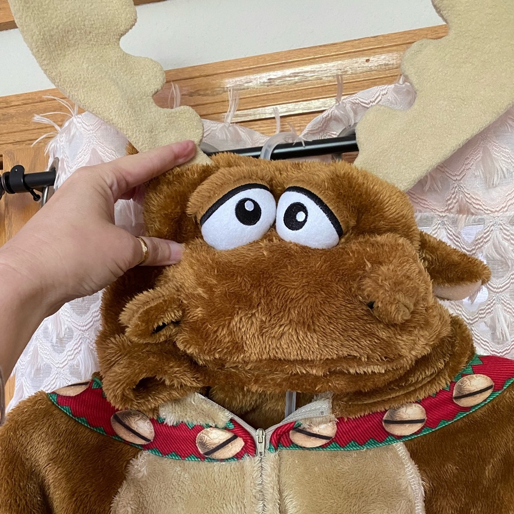 Adult Moose Onsie Pajama or Costume Large